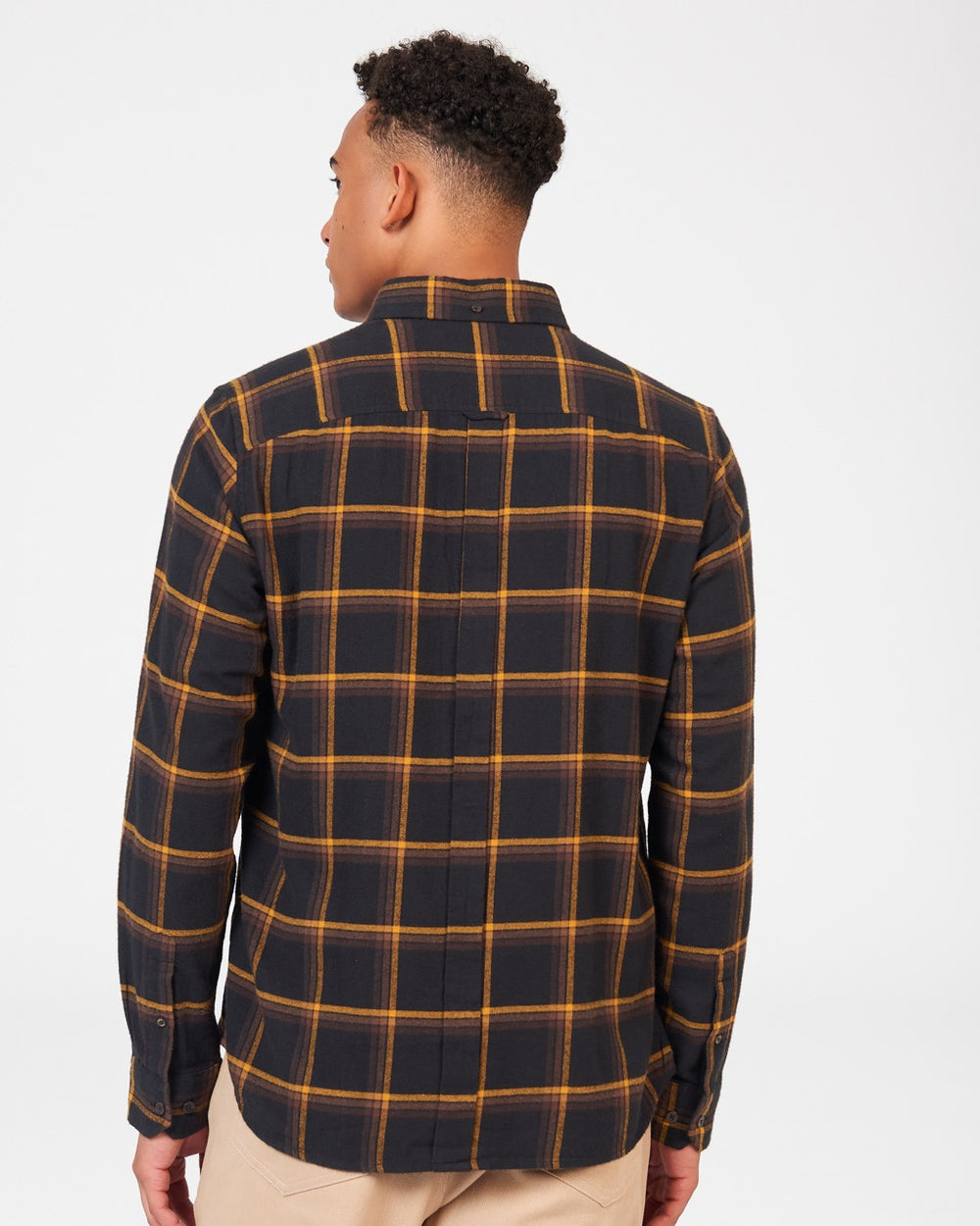 Chemises Ben Sherman Oversized Brushed Check Noir | AHN-88195319